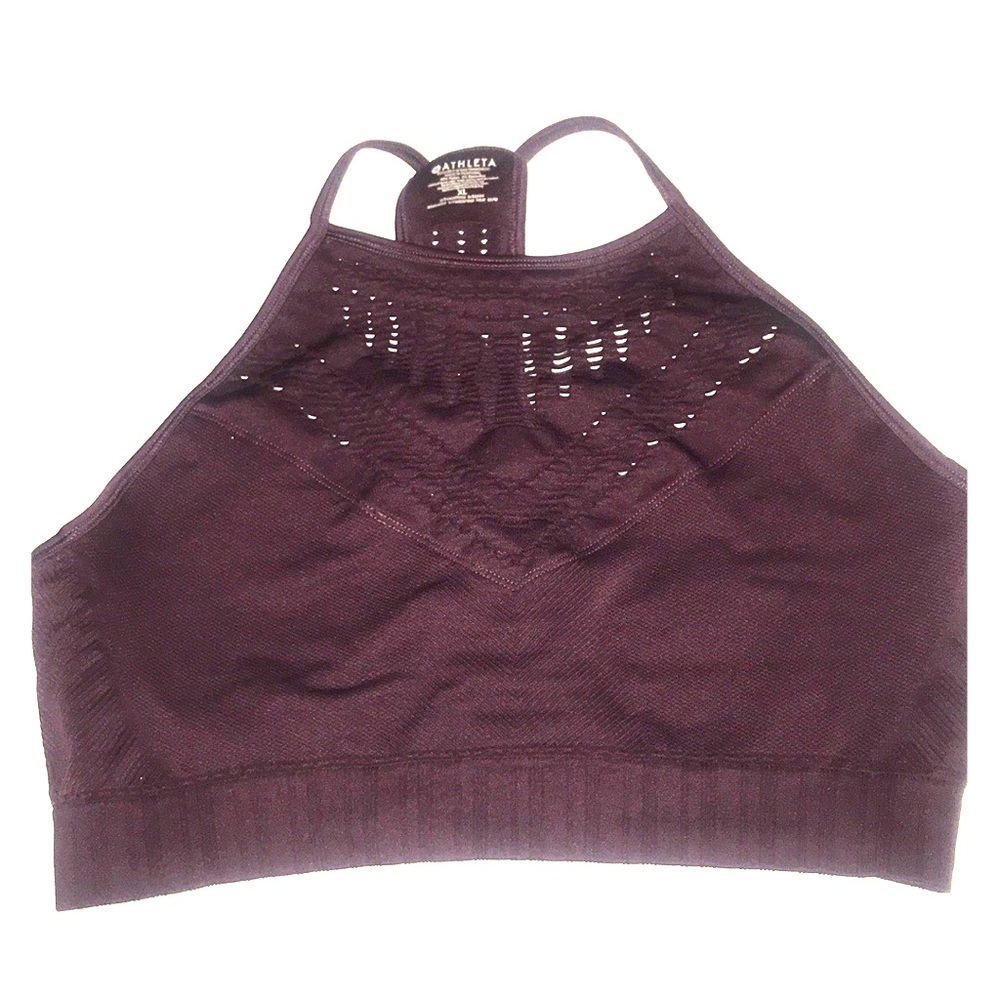 Athleta Halasana Macrame Sport bra